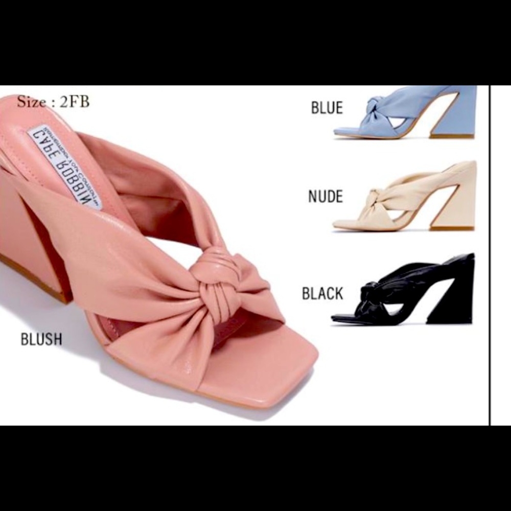 Front Tie Platform Heels